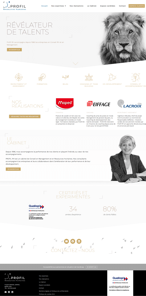 realisations site Profil RH