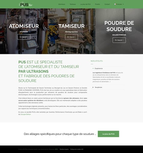 pus site internet