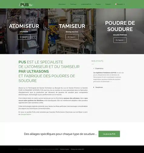pus site internet